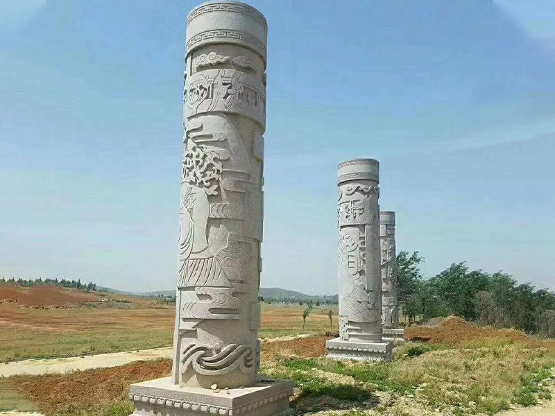 文化石雕柱