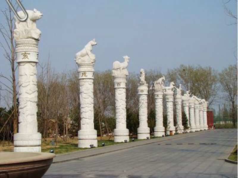 12生肖柱子