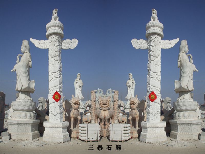 石雕华表文化柱