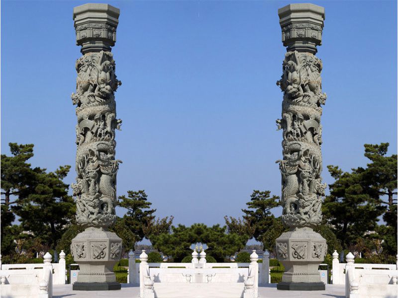 石材龙柱