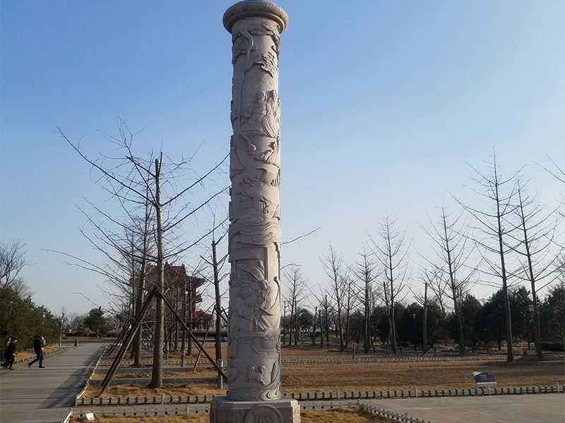 石雕文化柱定制