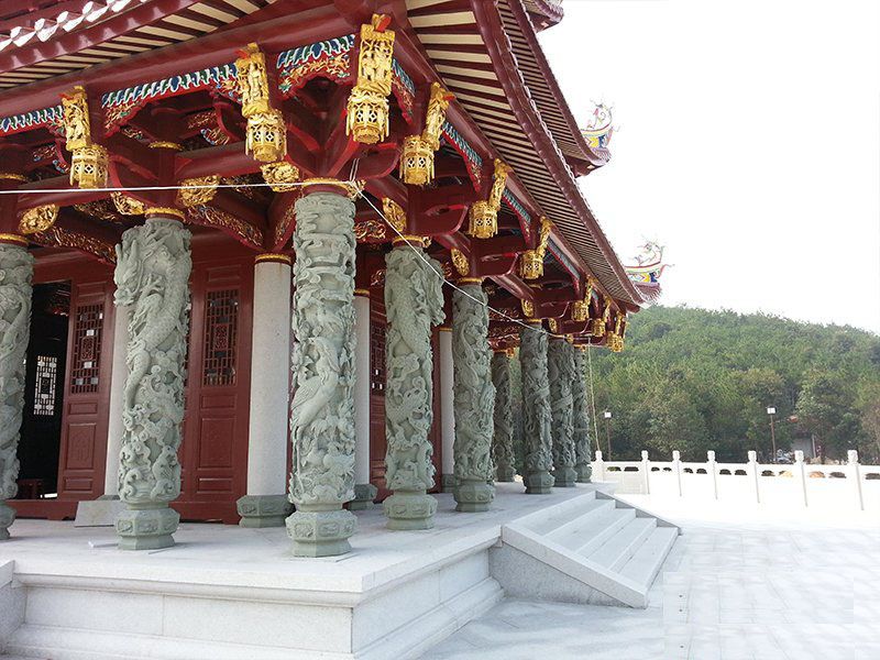 寺庙浮雕龙柱价格