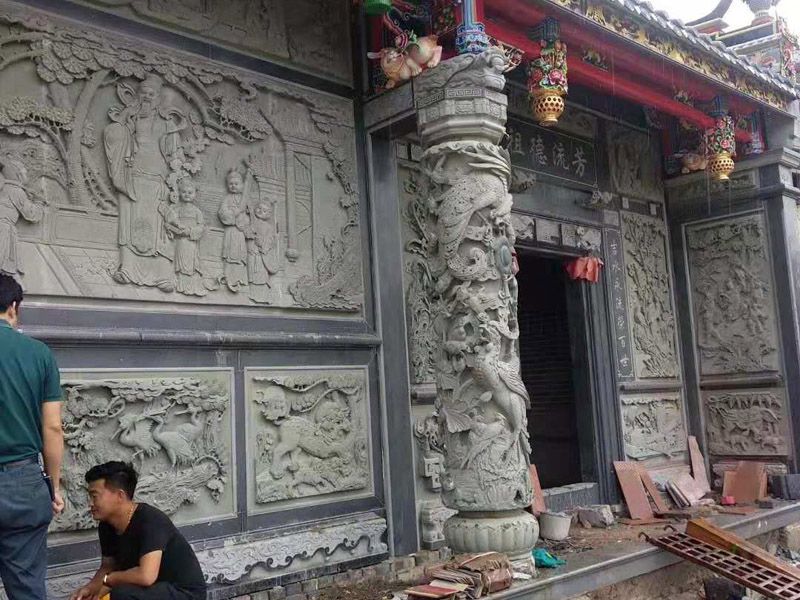 石龙柱安装